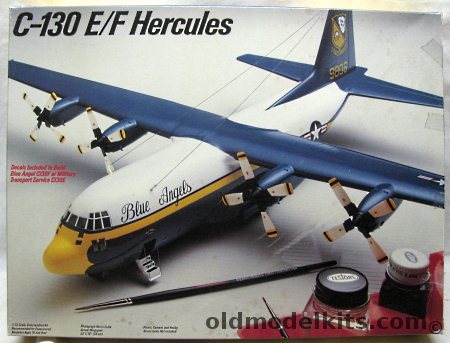 Testors 1/72 C-130F Blue Angels or C-130E MATS, 695 plastic model kit